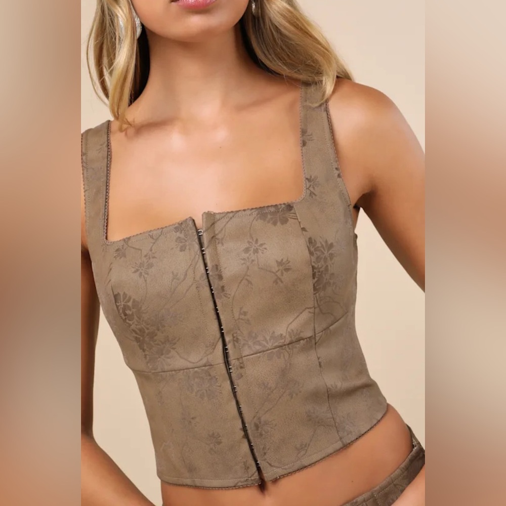 Vegan Leather Top